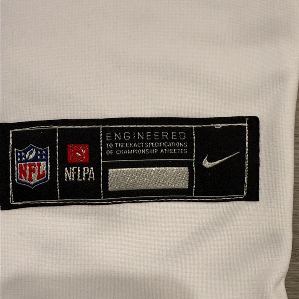 Nike vapor FUSE White and Blue Men's Jersey Tennessee oilers - Picture 5 of 7